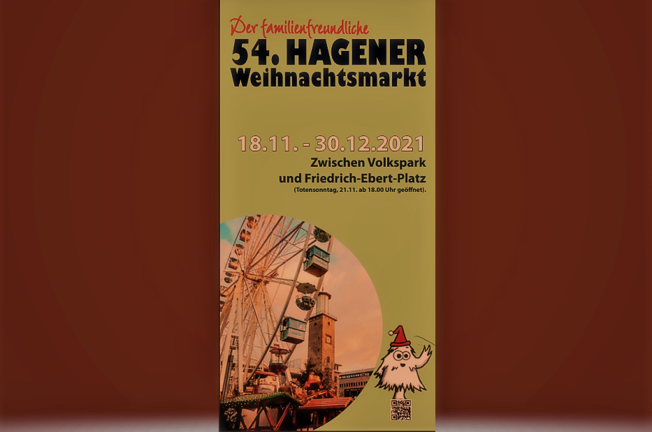 Impfzelt auf Hagener Weihnachtsmarkt – Budenzauber vom 18. 11. bis 30. 12. mit Öffnung an Weihnachten