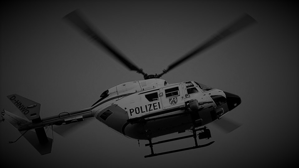 Hubschraubereinsatz wegen entlaufener Rinder in Fröndenberg