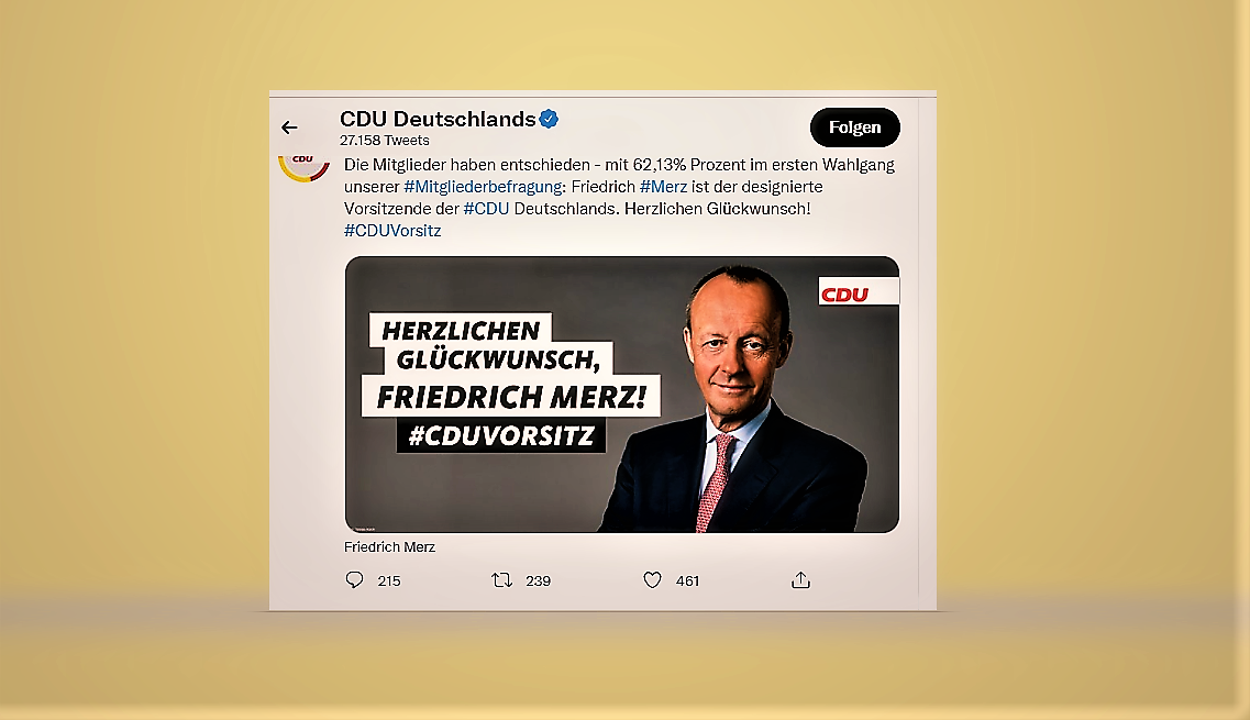Sauerländer Friedrich Merz (66) soll neuer Chef der CDU Deutschland werden