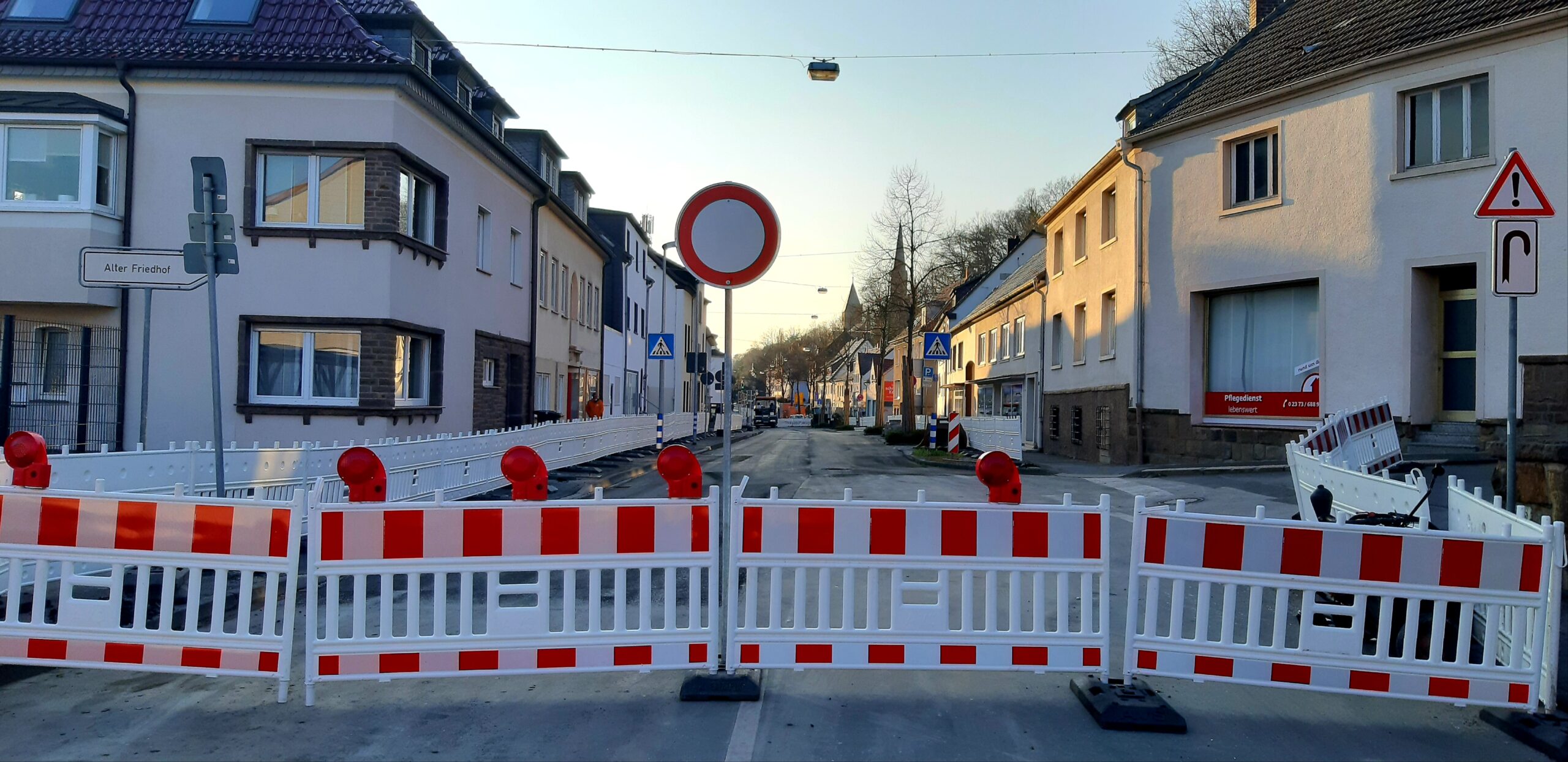 Alleestraße in Fröndenberg (doch) noch nicht wieder frei
