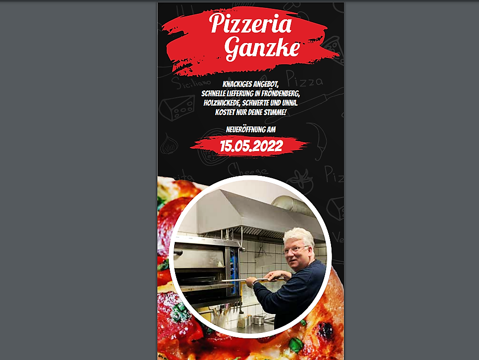 Pizza Bus&Bahn bis Pizza Prima Klima – Unnaer SPD-MdL lädt zur „Neueröffnung“ der Pizzeria Ganzke am 15. 5. ein