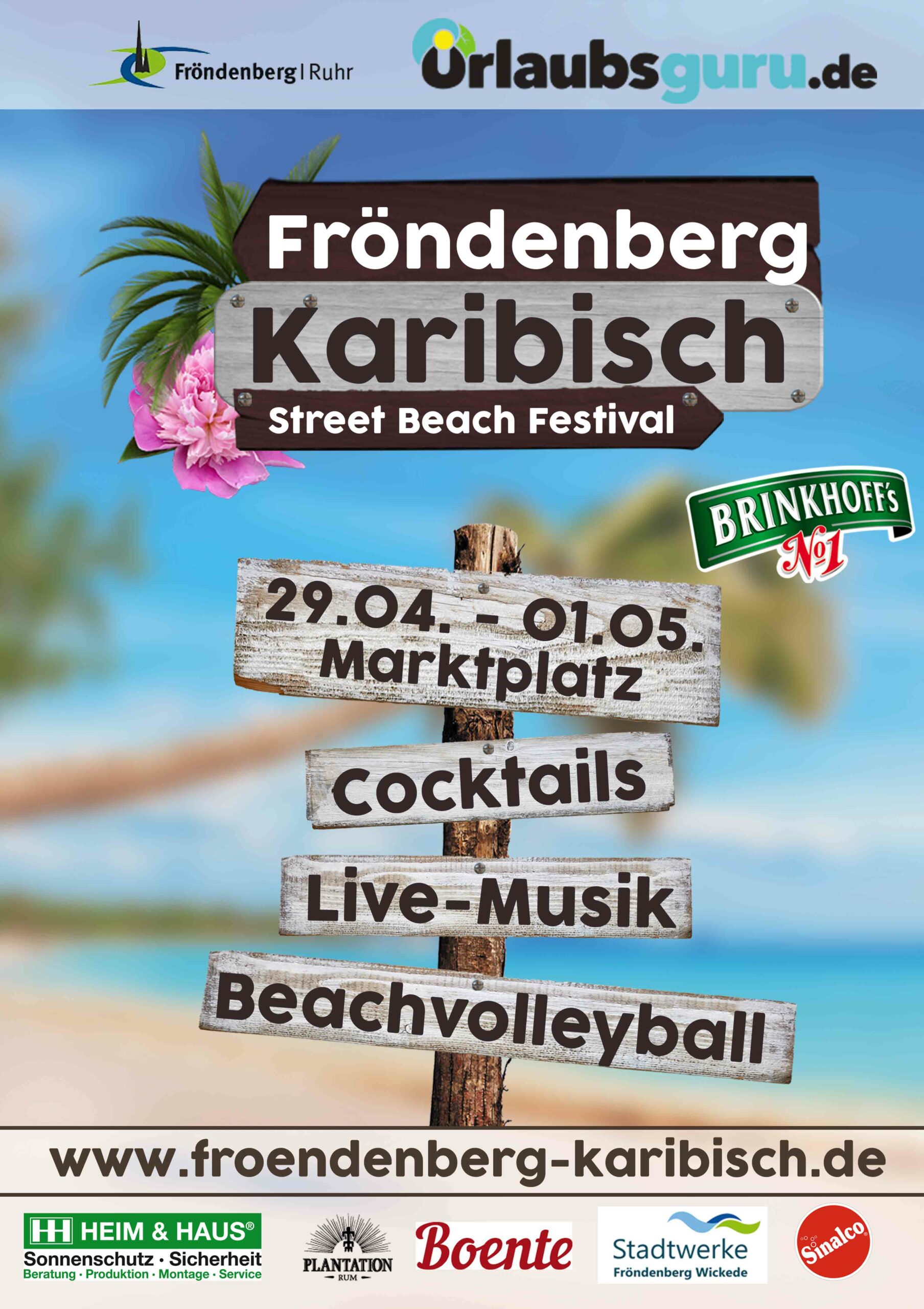 „Fröndenberg Karibisch“ mit Rum, Cocktails, exotischer Musik und 80 Tonnen Sandstrand