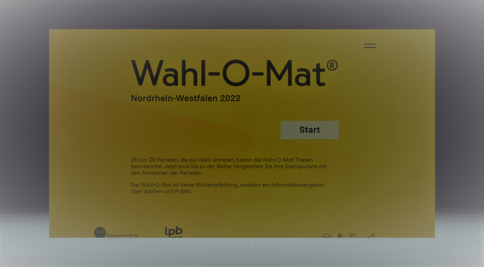 Wahl-O-Mat NRW 2022 bietet Entscheidungshilfe für die Landtagswahl