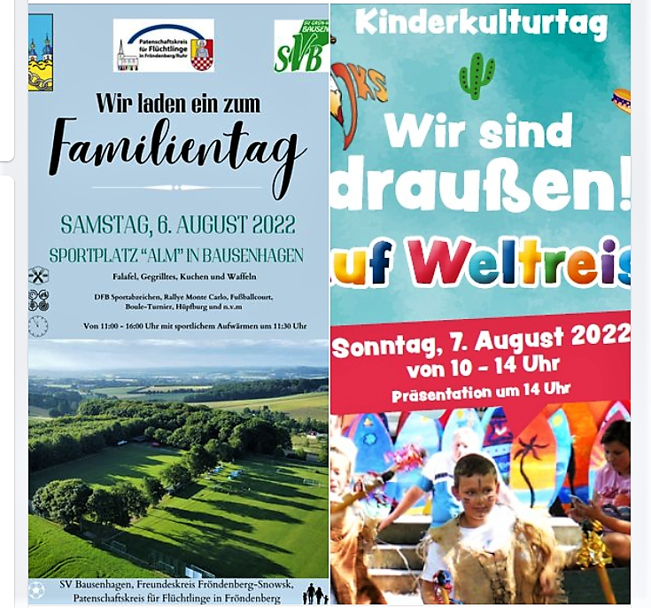 Familientag und bunte Weltreise für Kinder an diesem Wochenende in Fröndenberg