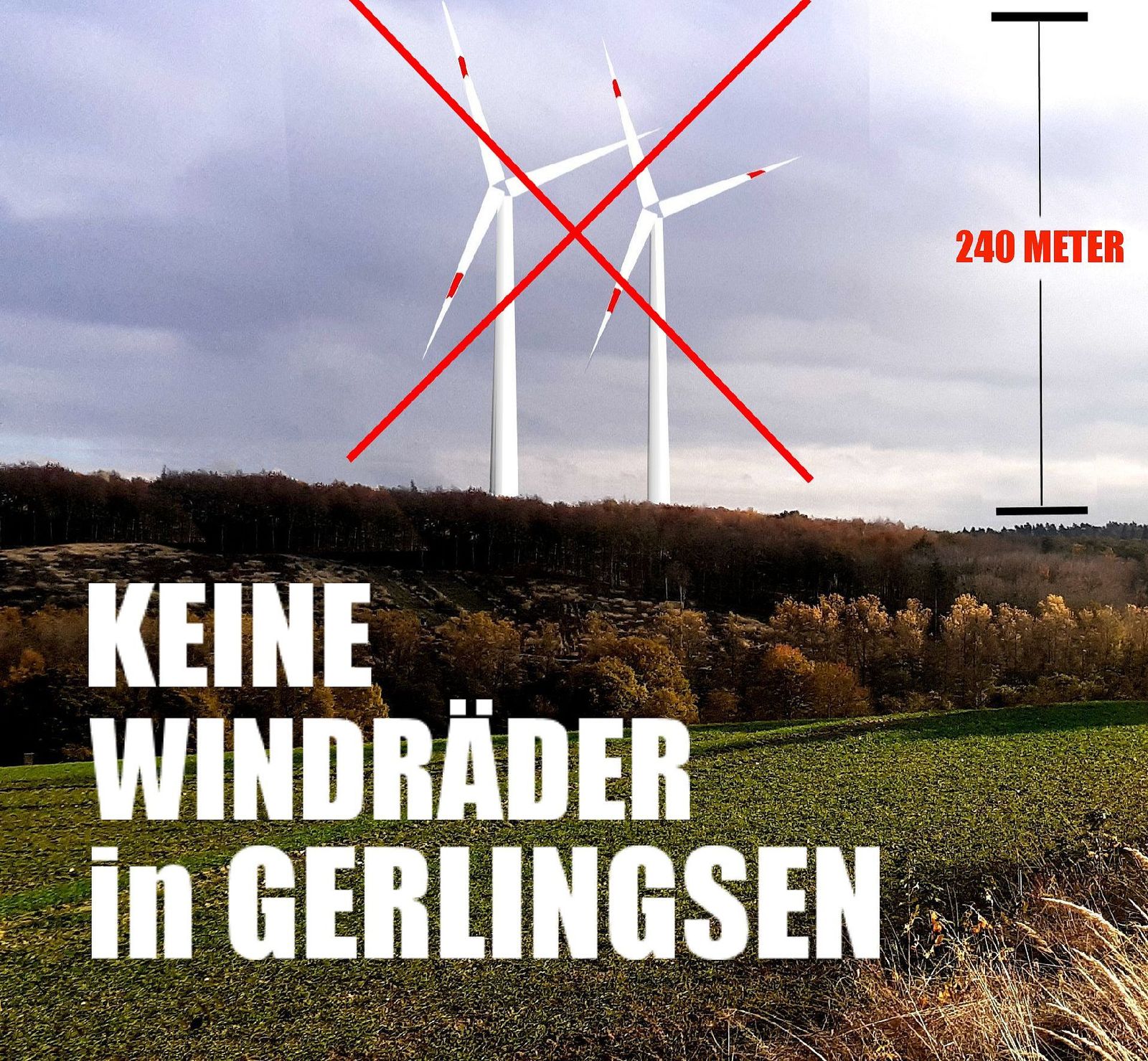 „Gegen Windräder – für unseren Wald!“ BI Waldstadt Iserlohn kämpft gegen „seelenlose Profitmaximierung“