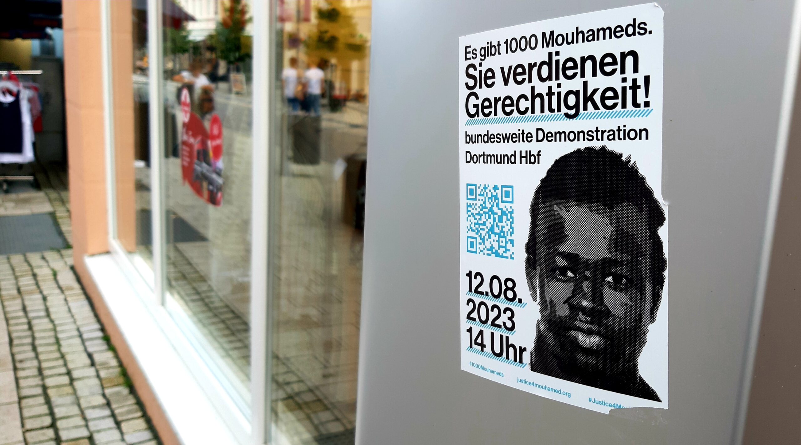 Ein Jahr nach tödlichen Polizeischüssen: Gedenken und Demo für Mouhamed D.