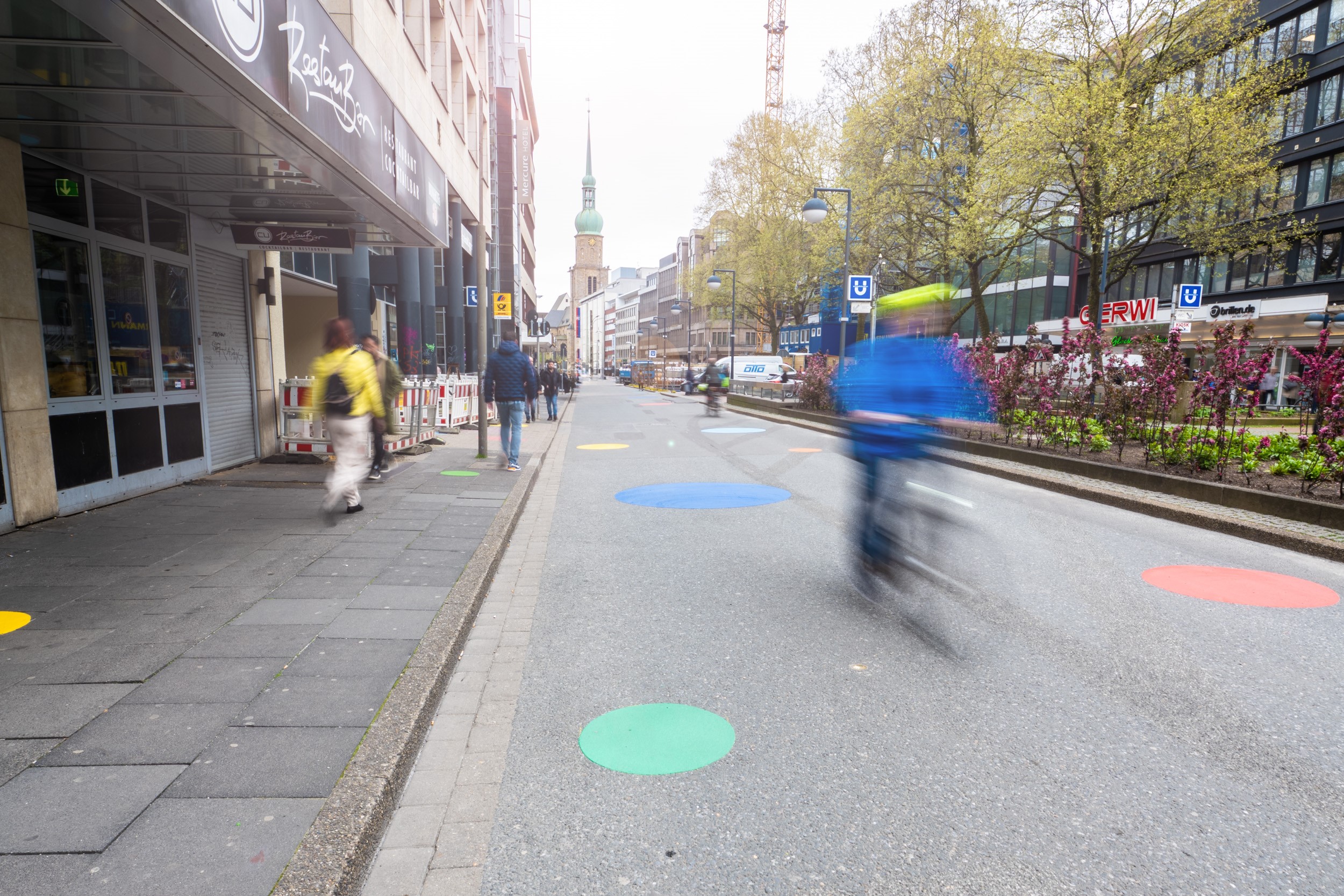 Kampstraße in Dortmund wird teilweise Fußgängerzone – Beidseitiges Radeln erlaubt