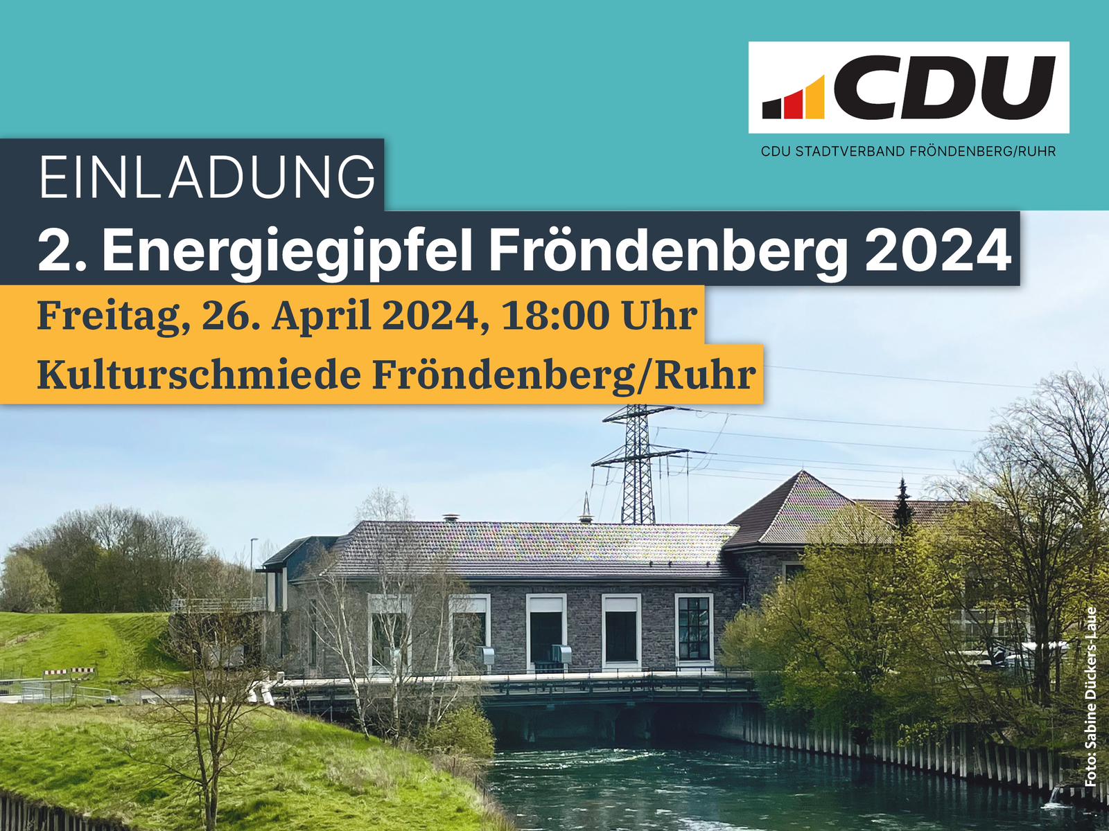 „Im Würgegriff der hohen Energiepreise“ – CDU lädt zum zweiten „Energiegipfel Fröndenberg“