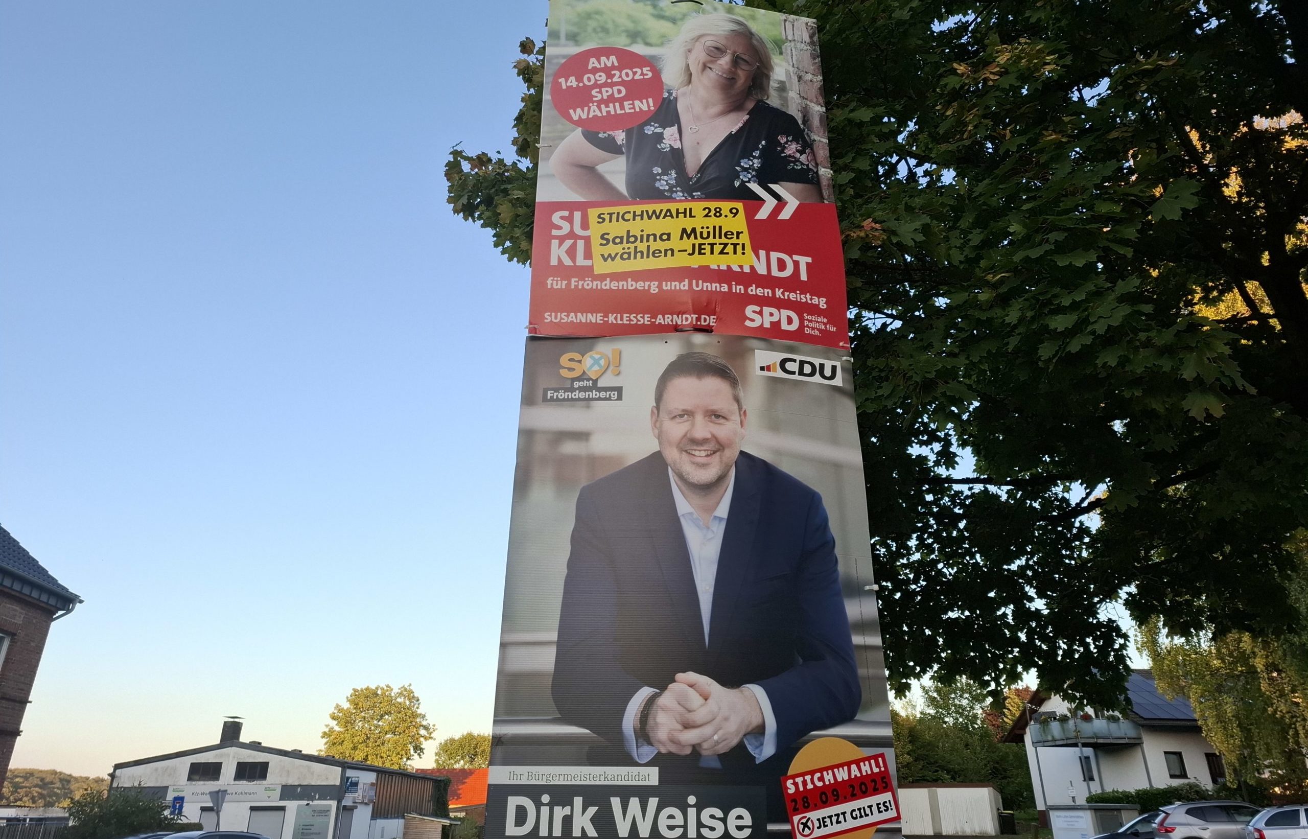 Fröndenbergs Bürgermeisterin mit 19 % Rückstand in Stichwahl, jetzt auch mit SPD-Logo – SPD: Konnten gute Politik nicht vermitteln Fröndenbergs Bürgermeisterin mit 19 % Rückstand in Stichwahl, jetzt auch mit SPD-Logo – SPD: Konnten gute Politik nicht vermitteln