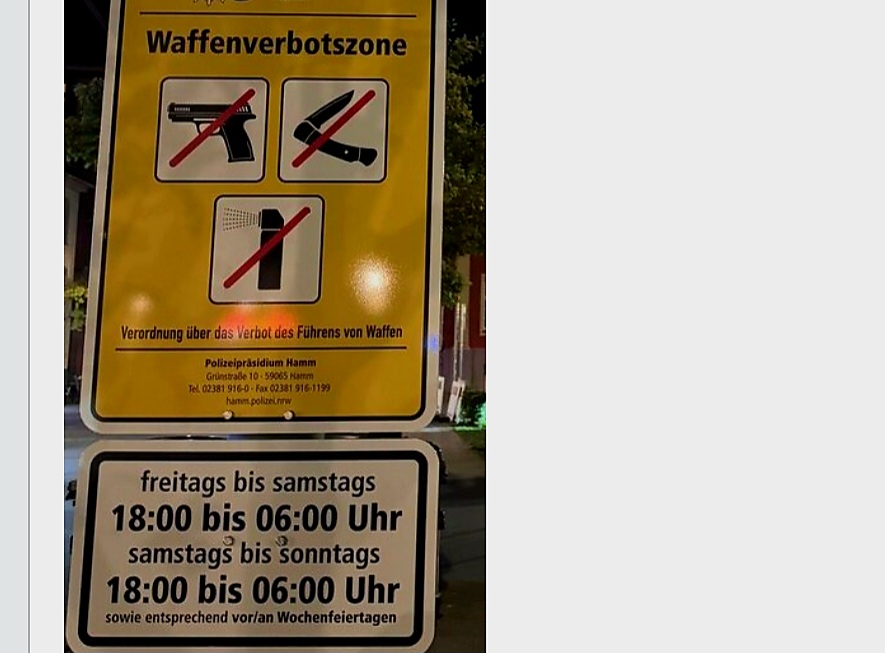 Cannabisfund in Hamms Waffenverbotszone