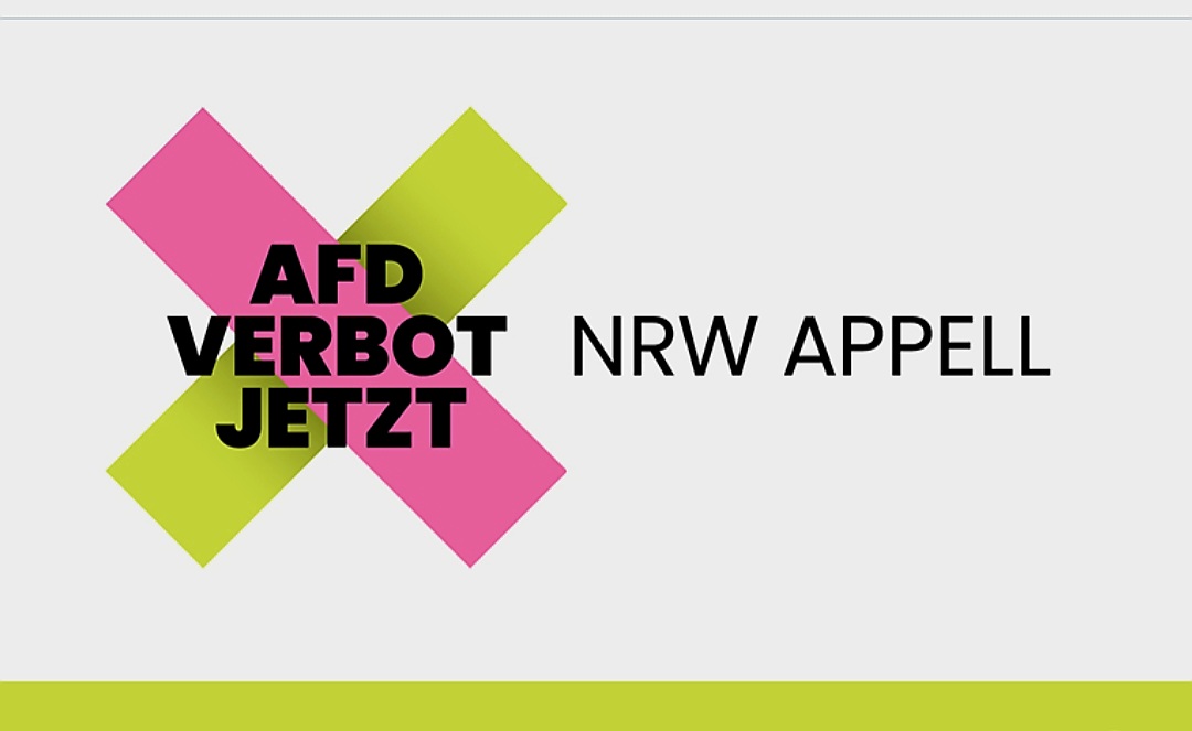 80 Organisationen aus NRW fordern „AfD-Verbot jetzt“ – Ziel: 100.000 Unterschriften bis zum Sommer 80 Organisationen aus NRW fordern „AfD-Verbot jetzt“ – Ziel: 100.000 Unterschriften bis zum Sommer