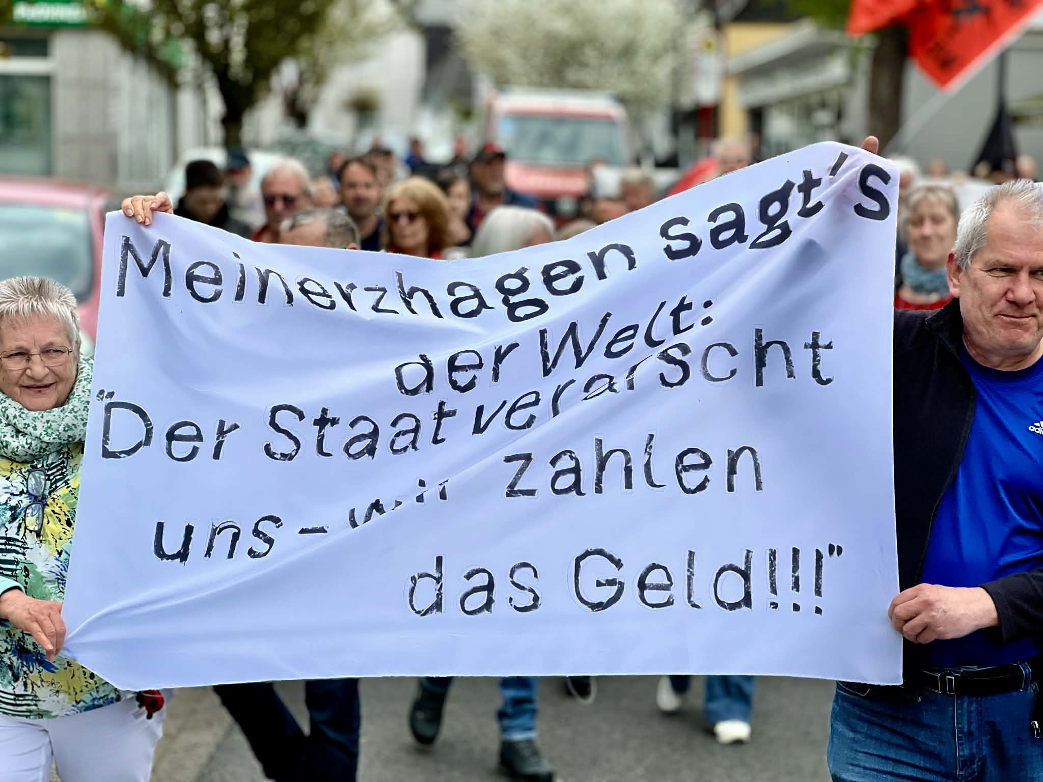 Erste Demo gegen hohe Spritpreise im MK mit 150 Teilnehmern – Nächste am 24.4.